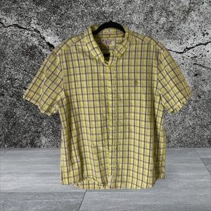 An Original Penguin SS Casual Dress Shirt Sz. XL Yellow EUC